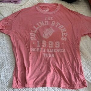 American Eagle Outfitters Pink AE Band Tee
